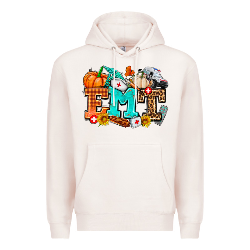 Emt With Fall Premium Hoodie by AdoDesignShop | Teevron