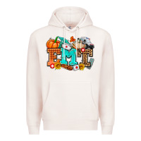 Pale Pink emt with fall Premium Hoodie - AdoDesignShop