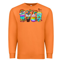 Carrot rainbow coffee cups Premium Sweatshirt - texasbilliewilder