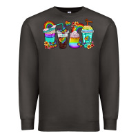 Smoke rainbow coffee cups Premium Sweatshirt - texasbilliewilder