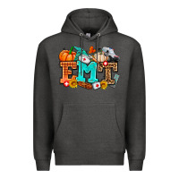 Charcoal Heather emt with fall Premium Hoodie - AdoDesignShop