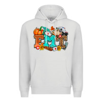 Dove Grey emt with fall Premium Hoodie - AdoDesignShop