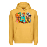 Mustard emt with fall Premium Hoodie - AdoDesignShop