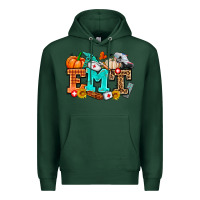 Sports Green emt with fall Premium Hoodie - AdoDesignShop