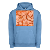 Pigment Pebble Blue orange glitter Urban Hoodie - JahusDesignShop