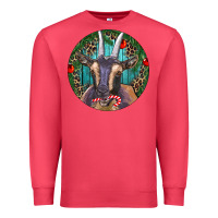 Cardinal Dark Goat Christmas Premium Sweatshirt - RanaPortraitStore