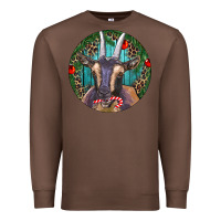 Chestnut Dark Goat Christmas Premium Sweatshirt - RanaPortraitStore
