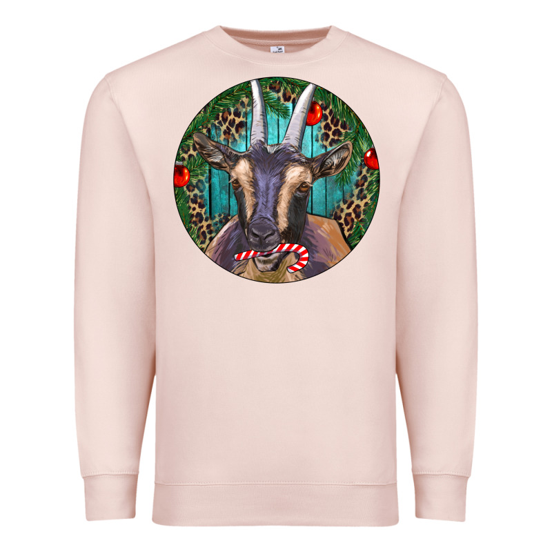 Dark Goat Christmas Premium Sweatshirt by RanaPortraitStore | Teevron