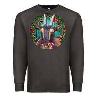 Smoke Dark Goat Christmas Premium Sweatshirt - RanaPortraitStore