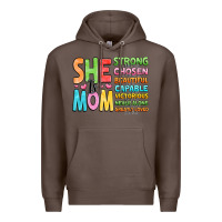 Coffee she is mom Premium Hoodie - JahusDesignShop