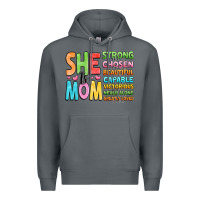 Rock she is mom Premium Hoodie - JahusDesignShop