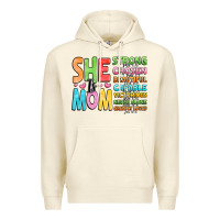 Sandshell she is mom Premium Hoodie - JahusDesignShop