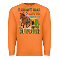 Carrot raising hell with the hippies and the cowboys Premium Sweatshirt - texasbilliewilder