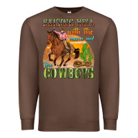 Chestnut raising hell with the hippies and the cowboys Premium Sweatshirt - texasbilliewilder