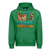 Emerald making nails beautiful is kinda my thing Urban Hoodie - AdoDesignShop