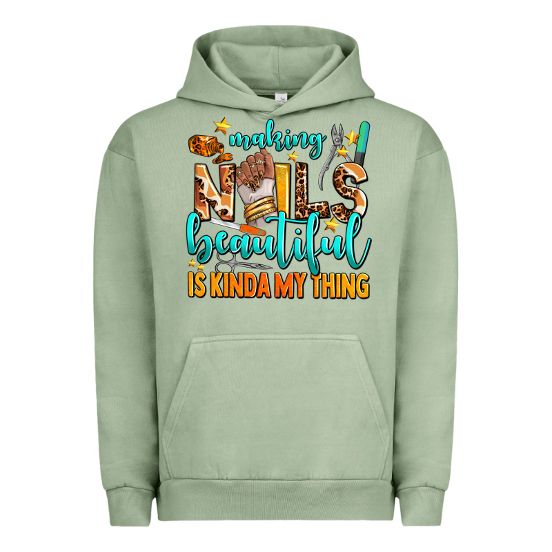 Making Nails Beautiful Is Kinda My Thing Urban Hoodie by AdoDesignShop | Teevron