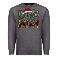 Charcoal Heather Christmas French Bulldog Mom Premium Sweatshirt - RanaPortraitStore