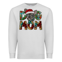 Dove Grey Christmas French Bulldog Mom Premium Sweatshirt - RanaPortraitStore