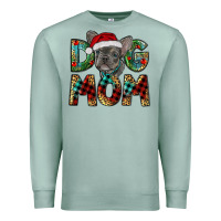 Seafoam Christmas French Bulldog Mom Premium Sweatshirt - RanaPortraitStore
