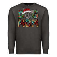 Smoke Christmas French Bulldog Mom Premium Sweatshirt - RanaPortraitStore