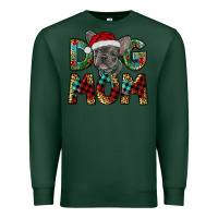 Sports Green Christmas French Bulldog Mom Premium Sweatshirt - RanaPortraitStore