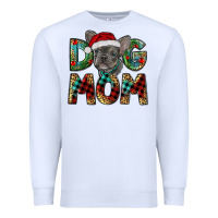 White Christmas French Bulldog Mom Premium Sweatshirt - RanaPortraitStore