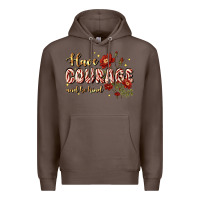 Coffee have courage and be kind Premium Hoodie - JahusDesignShop