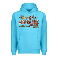 Ocean Blue have courage and be kind Premium Hoodie - JahusDesignShop