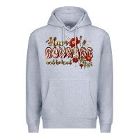 Heather Grey have courage and be kind Premium Hoodie - JahusDesignShop
