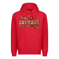 Red have courage and be kind Premium Hoodie - JahusDesignShop