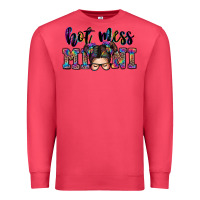 Cardinal mess mini messy bun Premium Sweatshirt - Zillion Design Studio