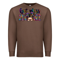 Chestnut mess mini messy bun Premium Sweatshirt - Zillion Design Studio