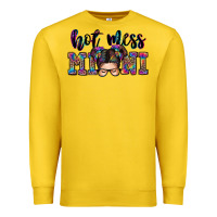 Lemon mess mini messy bun Premium Sweatshirt - Zillion Design Studio
