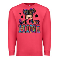 Cardinal mess mini messy bun Premium Sweatshirt - Zillion Design Studio