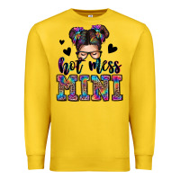 Lemon mess mini messy bun Premium Sweatshirt - Zillion Design Studio