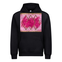 Black pink glitter Urban Hoodie - JahusDesignShop