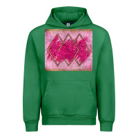 Emerald pink glitter Urban Hoodie - JahusDesignShop