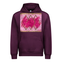 Mauve Wine pink glitter Urban Hoodie - JahusDesignShop