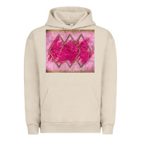 Pigment French Oak pink glitter Urban Hoodie - JahusDesignShop