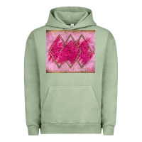 Pigment Oil Green pink glitter Urban Hoodie - JahusDesignShop