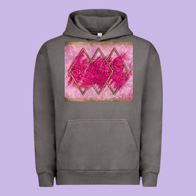 Pink Glitter Urban Hoodie Designed By Jahusdesignshop