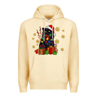 Pina Colada black cat meowy christmas Premium Hoodie - AdoDesignShop