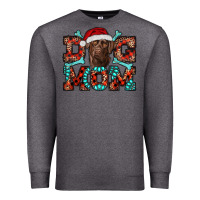 Charcoal Heather Christmas Labrador Dog Mom Premium Sweatshirt - RanaPortraitStore