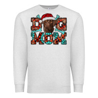 Oatmeal Heather Christmas Labrador Dog Mom Premium Sweatshirt - RanaPortraitStore