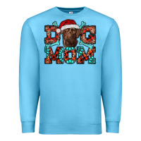 Ocean Blue Christmas Labrador Dog Mom Premium Sweatshirt - RanaPortraitStore