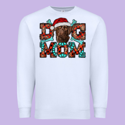 Premium Sweatshirt Christmas Labrador Dog Mom