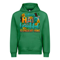 Emerald making hair beautiful is kinda my thing Urban Hoodie - AdoDesignShop