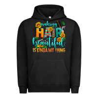 Pigment Black making hair beautiful is kinda my thing Urban Hoodie - AdoDesignShop