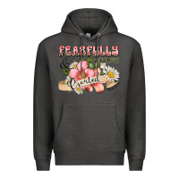 Charcoal Heather fearfully and wonderfully created Premium Hoodie - JahusDesignShop