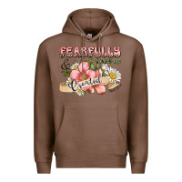 Chestnut fearfully and wonderfully created Premium Hoodie - JahusDesignShop